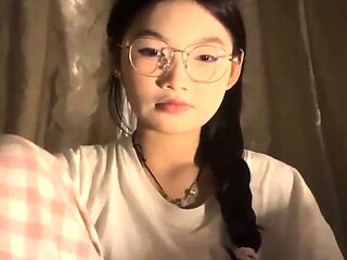 Amateur asian teen licks ass and sucks cock