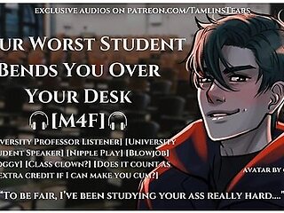 Car Toon And Erotic Audio - Your Worst Student Fucks You Over Your Desk Asmr Audio Roleplay For Women [m4f]