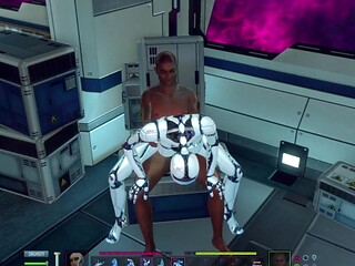 Cyborg chick gets pounded by BBC