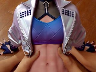 Tight Bald Pussy Kda Slut Getting Her Pussy Fucked Missionary Style