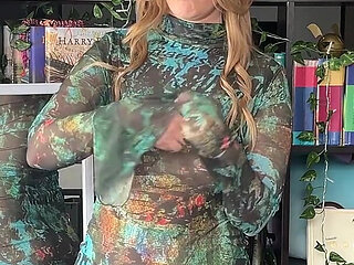 Transparent Black and White Dress Try on Haul