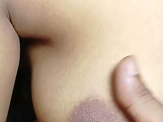 Desi Real Homemade Squeezing the Breasts