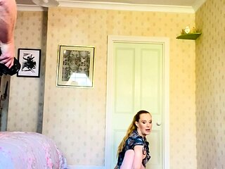 Small titted brunette amateur anal nailed at home