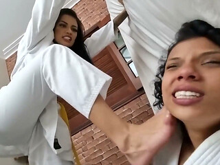 Karate Fight Girls - Top Karate Domiantion Girls in Action