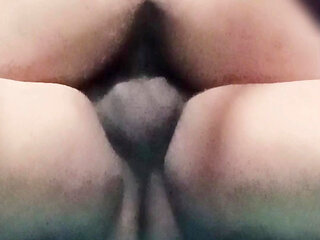 Watching some porn while riding cock