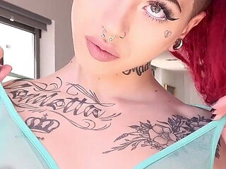 German Scout - Inked Redhead Girl Pantera Pickup for Casting Fuck
