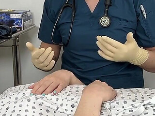 Nurse Bunny Gets a Gyno Exam Multi Angle