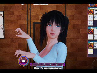 Succubus Cafe - Part 1 - Lilith Sexy Maid Girl Getting Fucked Anal Sex HD 60 Fps by Loveskysanhentai