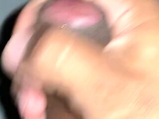Solitary masturbation with big dick and tight pussy