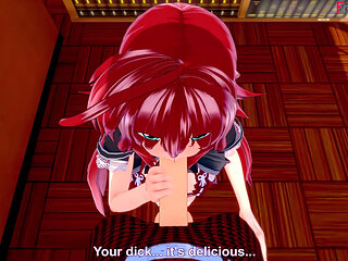 Rias Gremory Sex in the Library - Dxd Ntr Madness Series