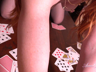 Auntjudys - Strip Poker with Your Redhead MILF Wife Lily