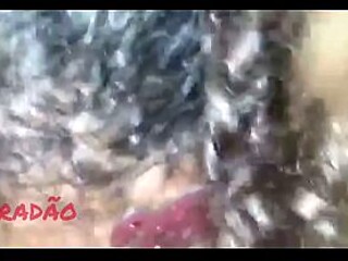 Busty Latina amateur gives deep throat blowjob and massages hairy pussy