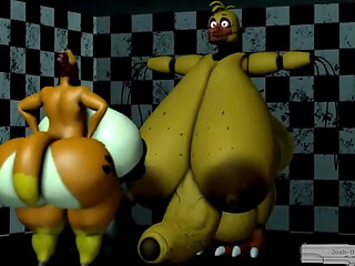 furra futanari tiene epic sexo con la withered chica