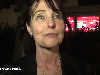 Horny Posh Cougar in Lingerie Hard Analized and Jizzed on Her Glasses