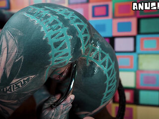 Doggy Ass Fucking with My Thick Metal Toy