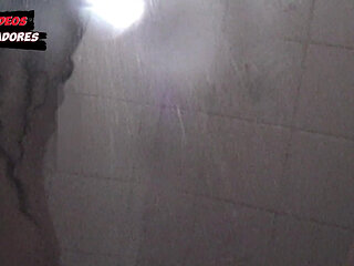 Two Lesbians Taking a Shower