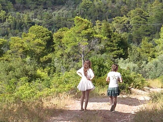 Wetting Ck Panties on the Hike