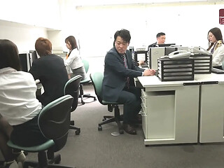 Female Office Worker in Black Pantyhose
