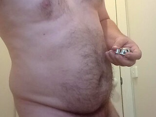 Showing off my chastity!