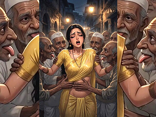 Indian MILFs and Bhabhi Totally Dominated by Filthy Muslim Men - Public Grouping & Corruption
