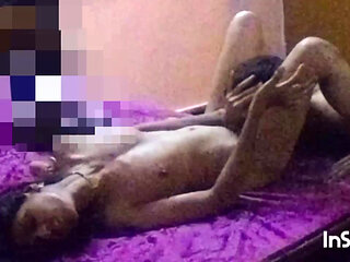 Desi slim wife licking and deep sex