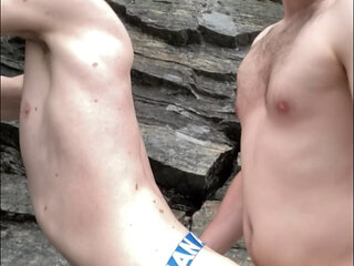 Public Beach Gay Twinks Bareback Creampies