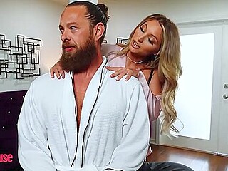 Sexy Masseuse Gives Her Handsome Client A Very Seductive And Dirty Massage With Brad Newman And Kayley Gunner