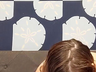 Custom POV BJ with GF watching