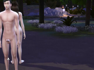 Fucking in the Forest with a Hot Girl