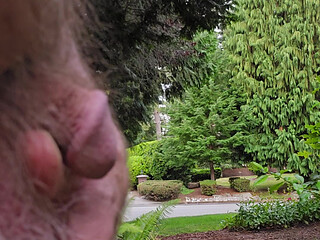 Backyard Sideyard and Street Viewing Nude