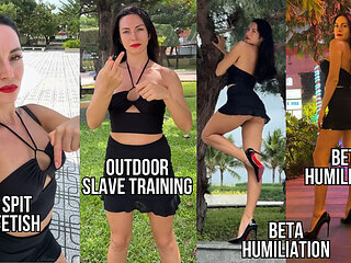 Outdoor Slave Training & Worship Me, Loser