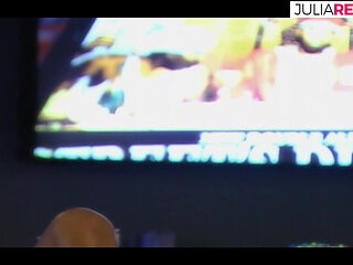 Sexy blonde enjoys a pussy lick then gags on a huge cock to a mouth cumshot