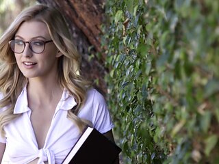 Hardcore fucking in the bedroom with amazing blonde Alexa Grace