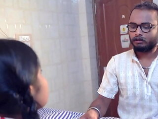 Indian Teacher fucks 18yrs chick at Yoga Class! Hindi Sex