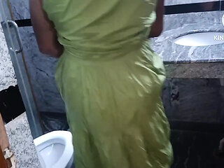Indian Telugu aunty's hair removal har boyfriend in his house