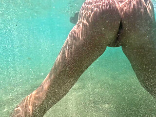 Naked in Paradise - Underwater Ocean Playtime