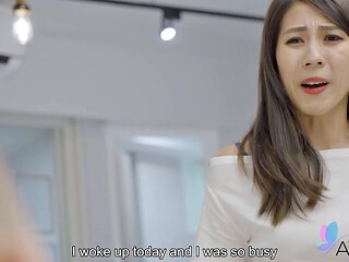 Lucky Guy Pounds Big-Tits Li Er During Lockdown