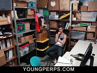 Naughty boy Alex Chandler gets big dicking by lp officer Pierce Hartman