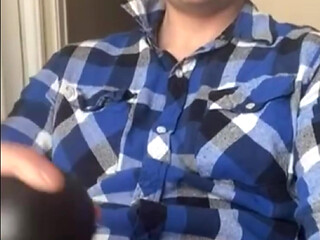 Cute Guy Jerks Off, Shoots His Load and Eats His Own Cum