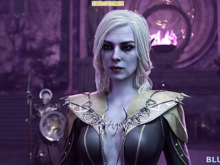 Baldur's Gate 3 - Coming of the Lady WM (Sound) By BlueLight Animation 3D Hentai