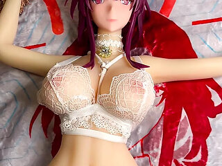 Kafka in sexy lingerie gets Fucked & Creampied like a Hentai Whore 65cm Mini Sex Doll Kemelias