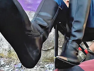 Sweet Submission: Cake on the Mistresss Boots