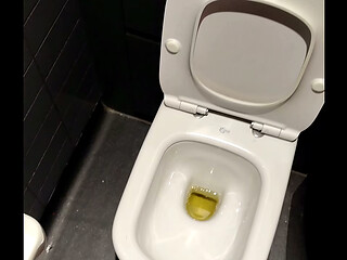 Fat hairy piss and cum in my favourite toilet.