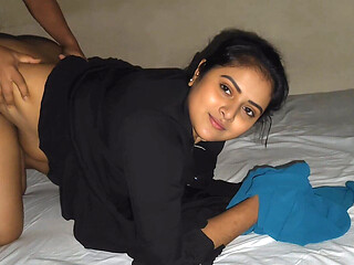 Viral Indian Beautiful Girlfriend Cooks Food for Boyfriend and Brings It Home Then Has Romantic Sex with Boyfriend