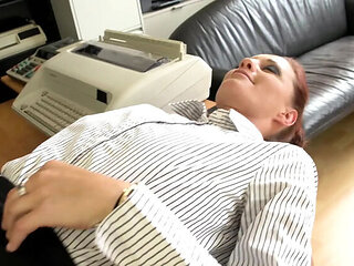 German Office Secretary Lana Vegas Fucked By BBC