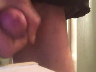 Beautiful cumshot from close