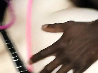 Viper Gets Tossed up by Two Black Cocks