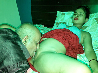 Hot Desi Indian Girl Injoy Sex In Dremy Night With Old Man Video