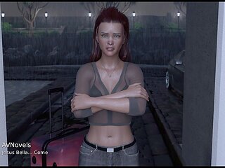 Steamy tales in a 3D visual novel with big booties and big tits