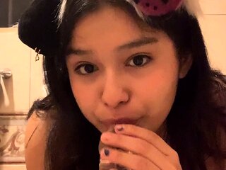 Jessy funny amateur teen brunette toying